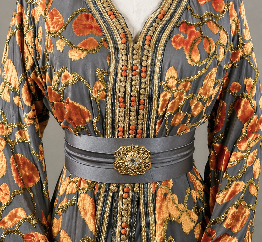 Caftan élégant et raffiné