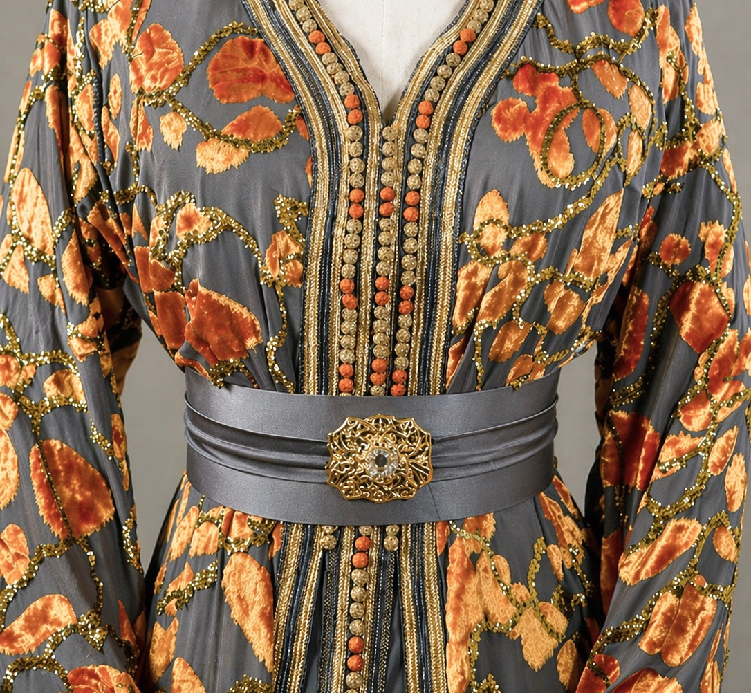 Caftan élégant et raffiné