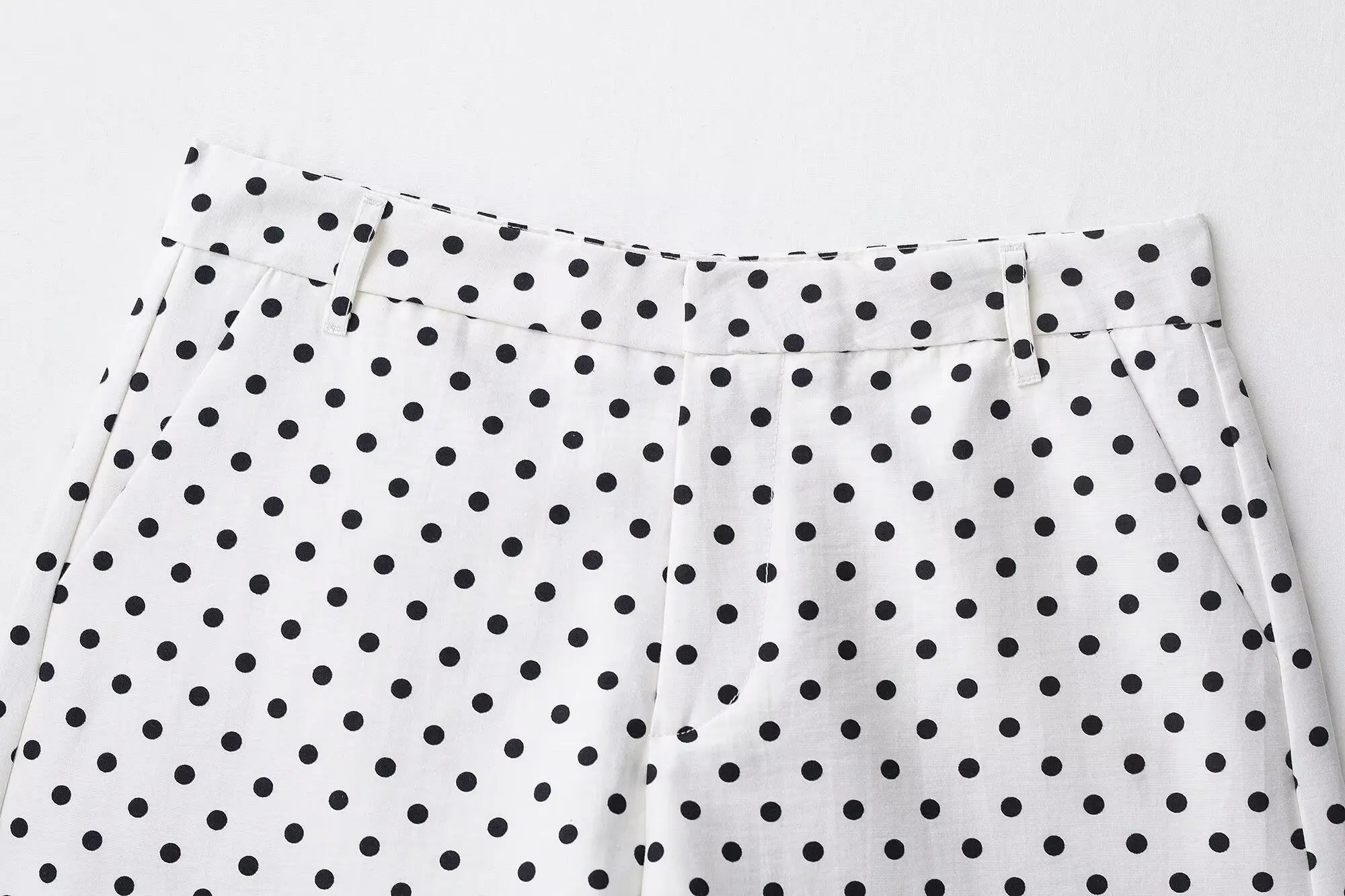 HH femme automne manches longues col roulé fermeture éclair avec poches cordon manteaux décontractés femmes mode à pois imprimé veste