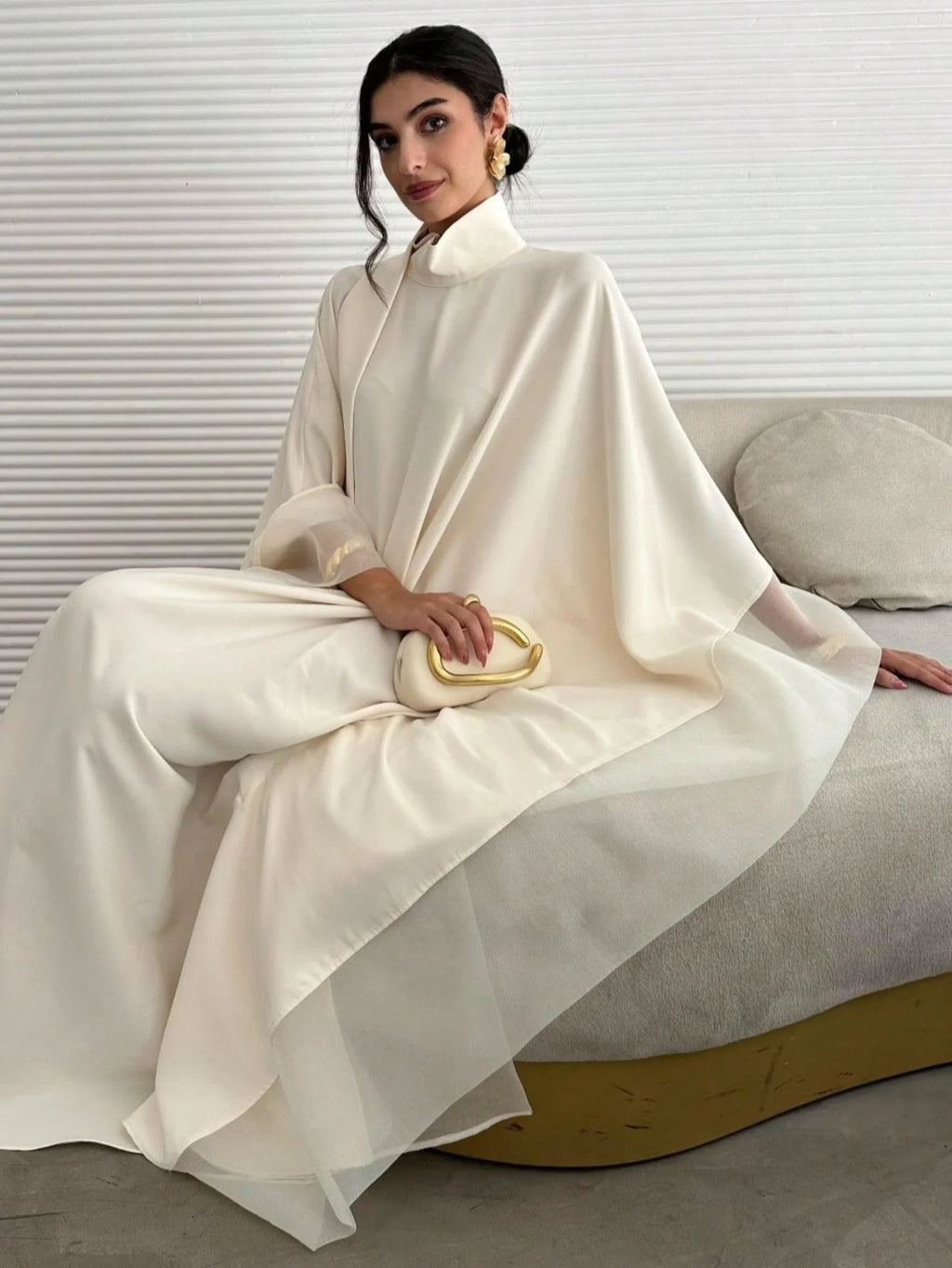 Abaya Élégante Style Dubaï – Robe Longue Chic & Fluide