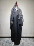 Abaya Ouverte sur le Devant Style Dubaï
