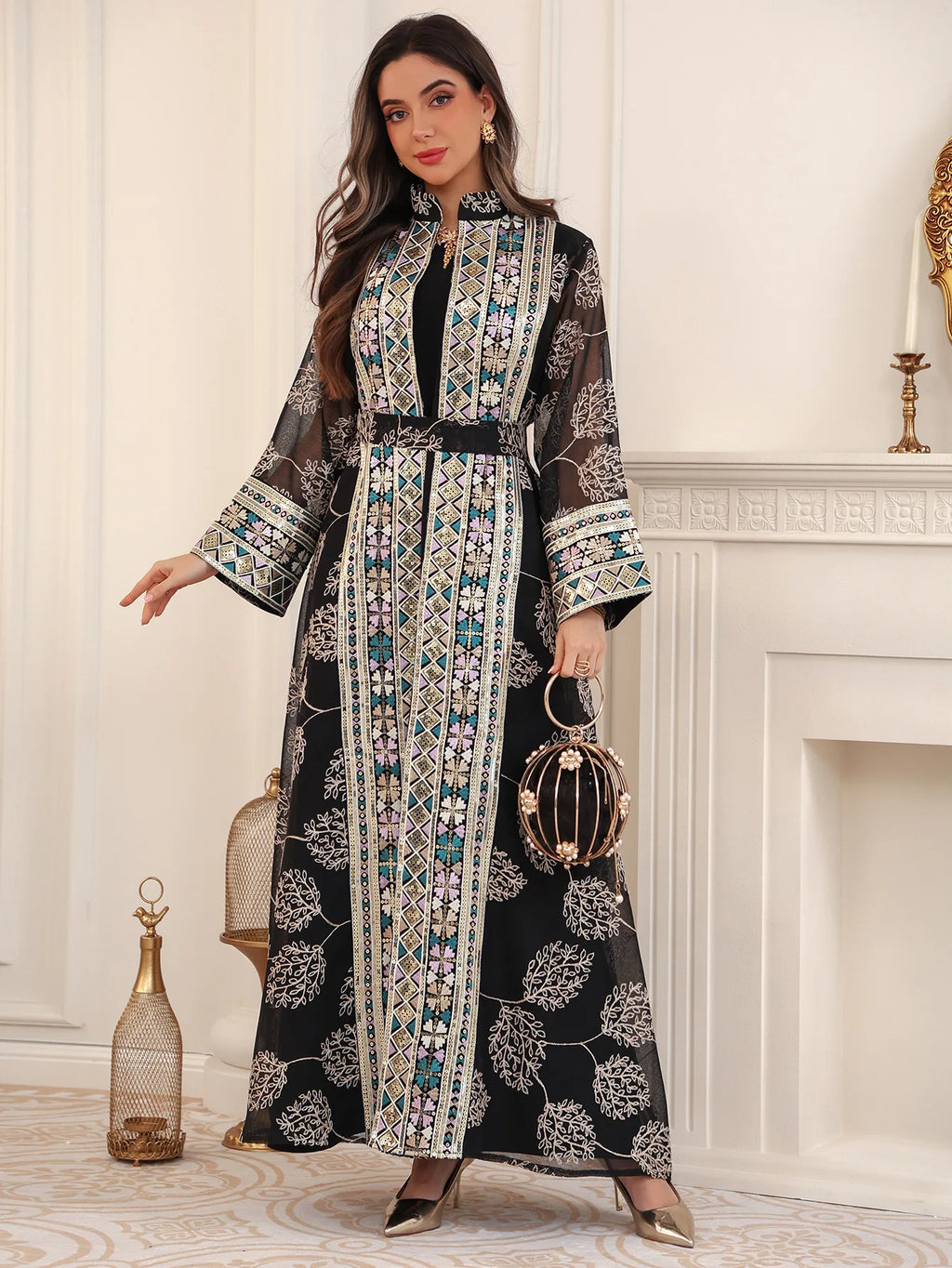 Abaya ensemble 2 pièces élégante