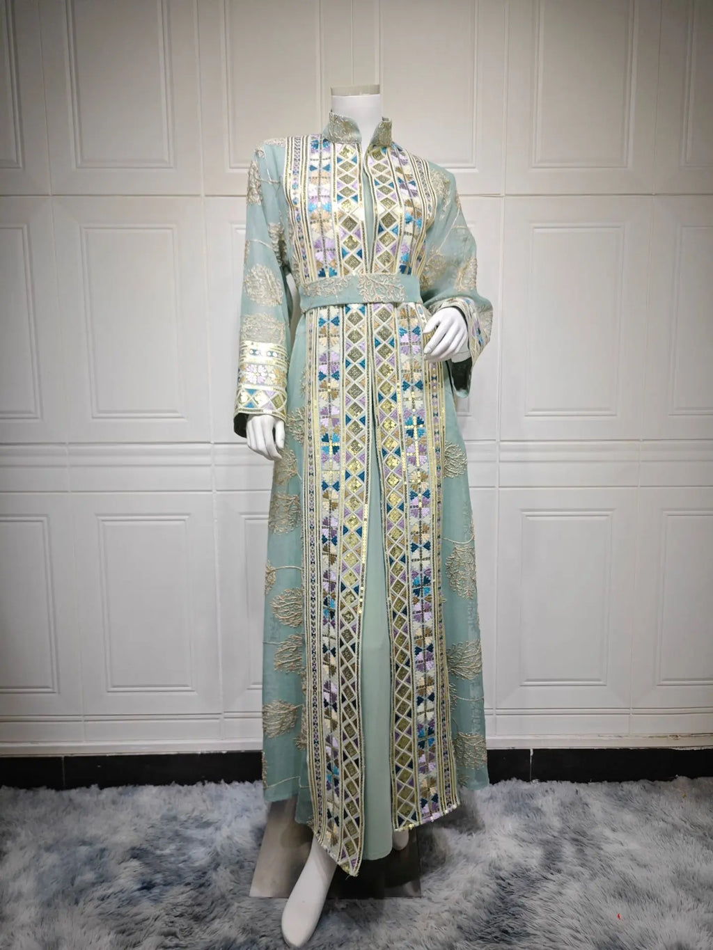 Abaya ensemble 2 pièces élégante