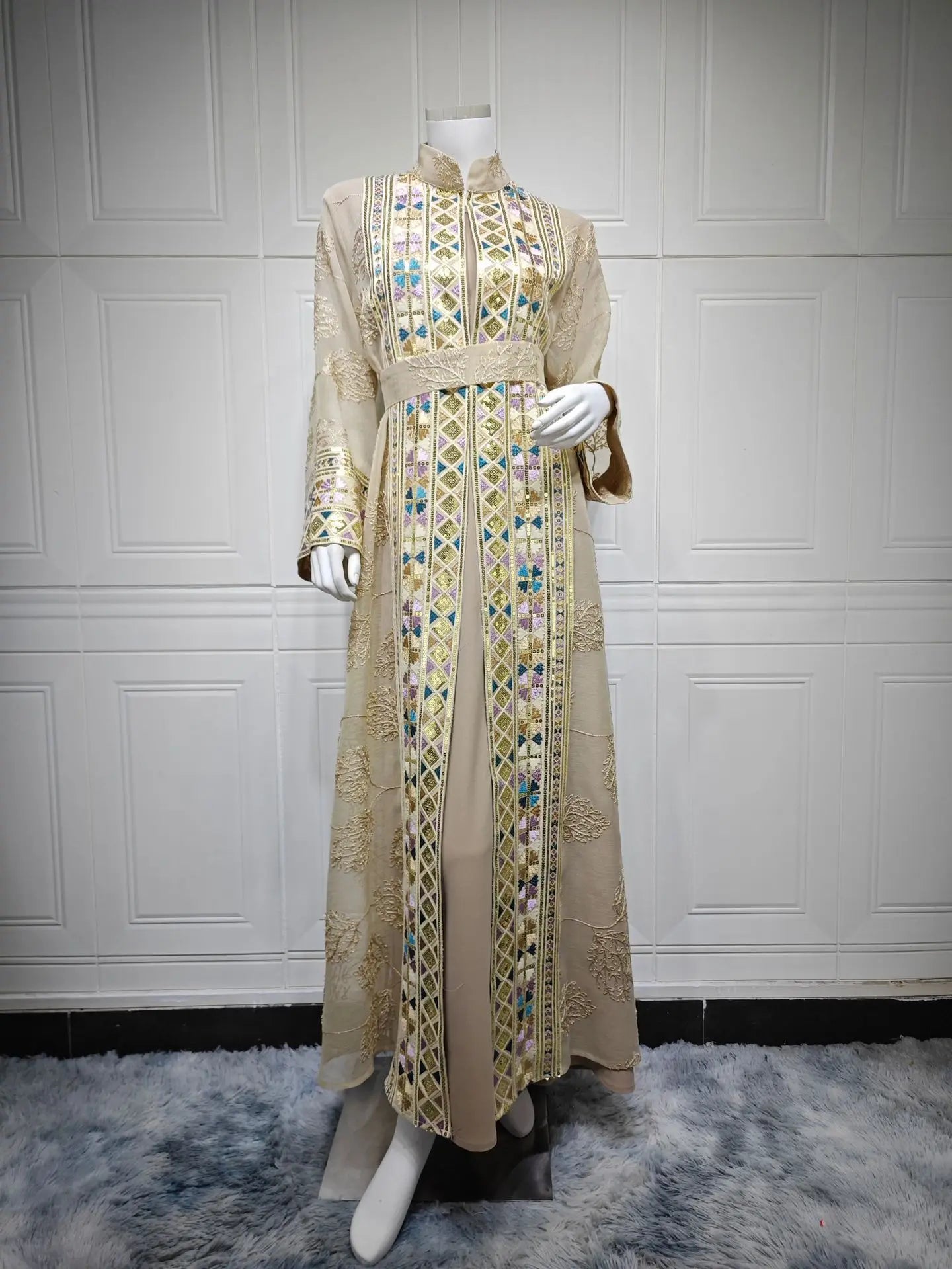 Abaya ensemble 2 pièces élégante