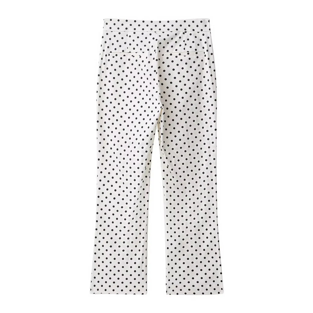HH femme automne manches longues col roulé fermeture éclair avec poches cordon manteaux décontractés femmes mode à pois imprimé veste