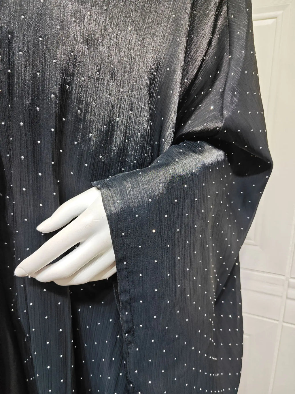 Abaya Ouverte sur le Devant Style Dubaï