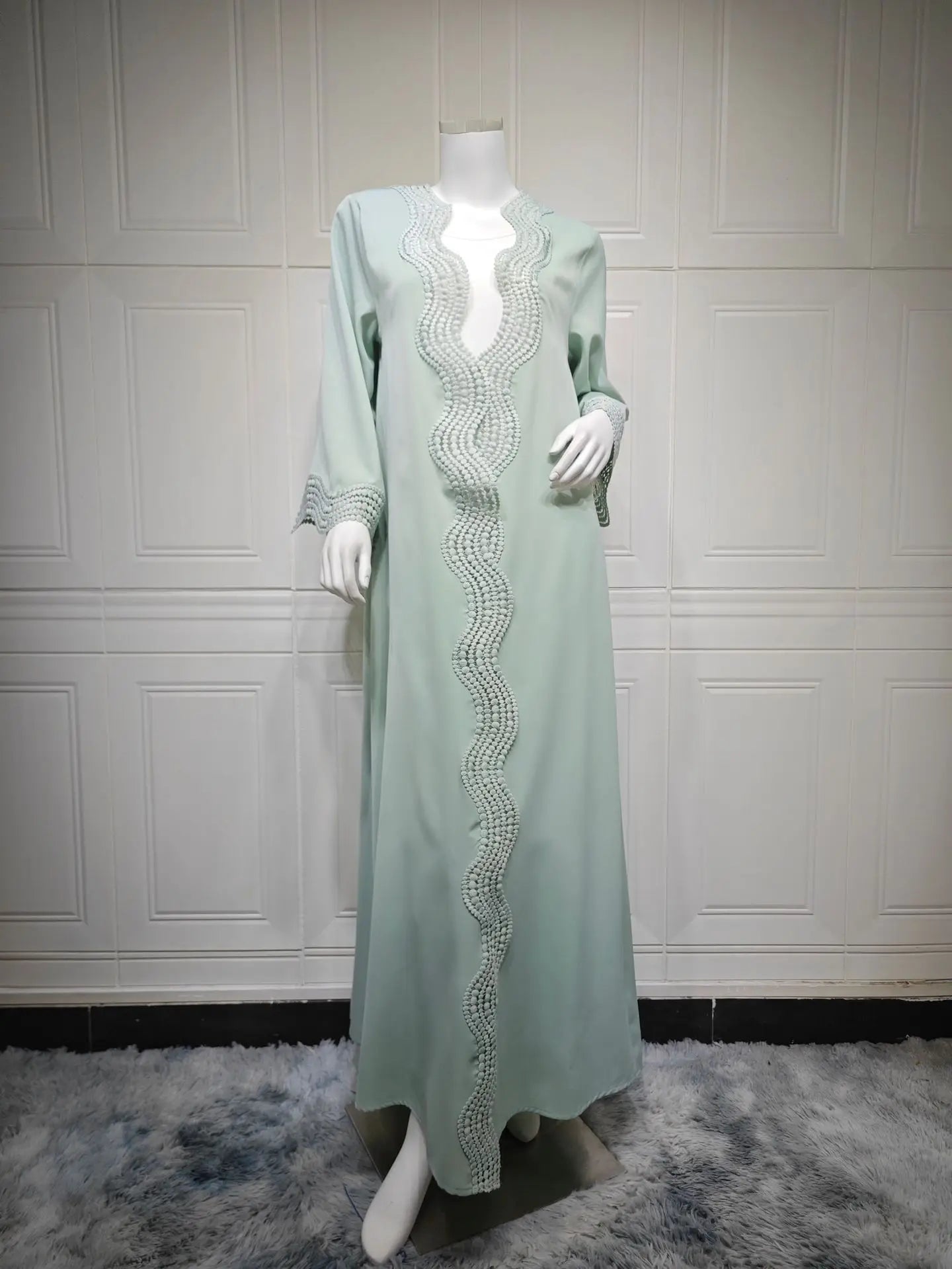 Abaya Longue Élégance Dubaï ✨