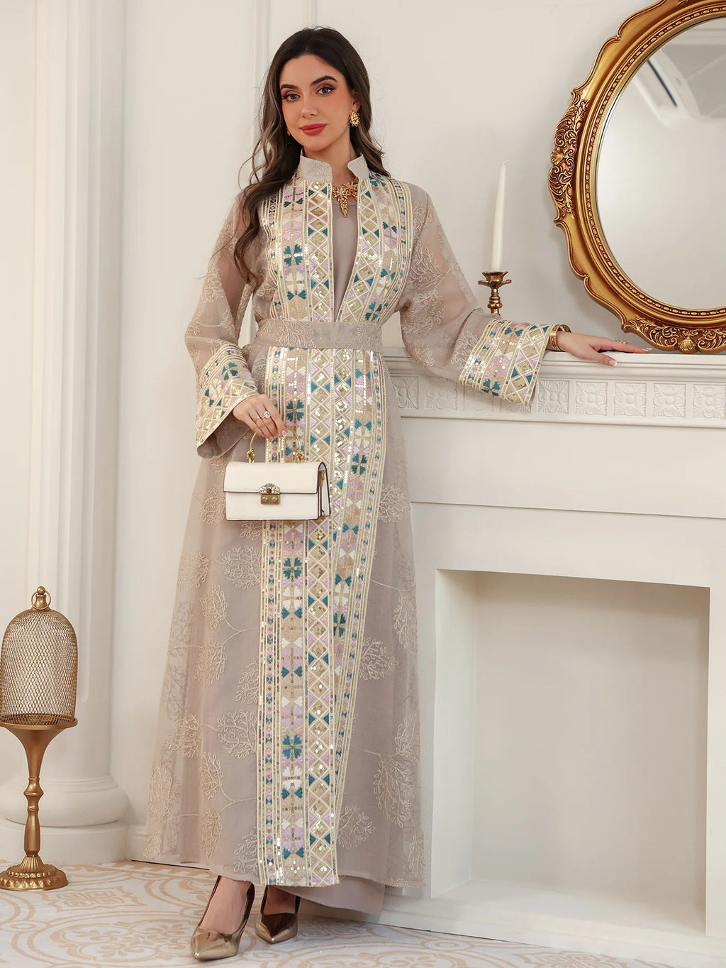 Abaya ensemble 2 pièces élégante