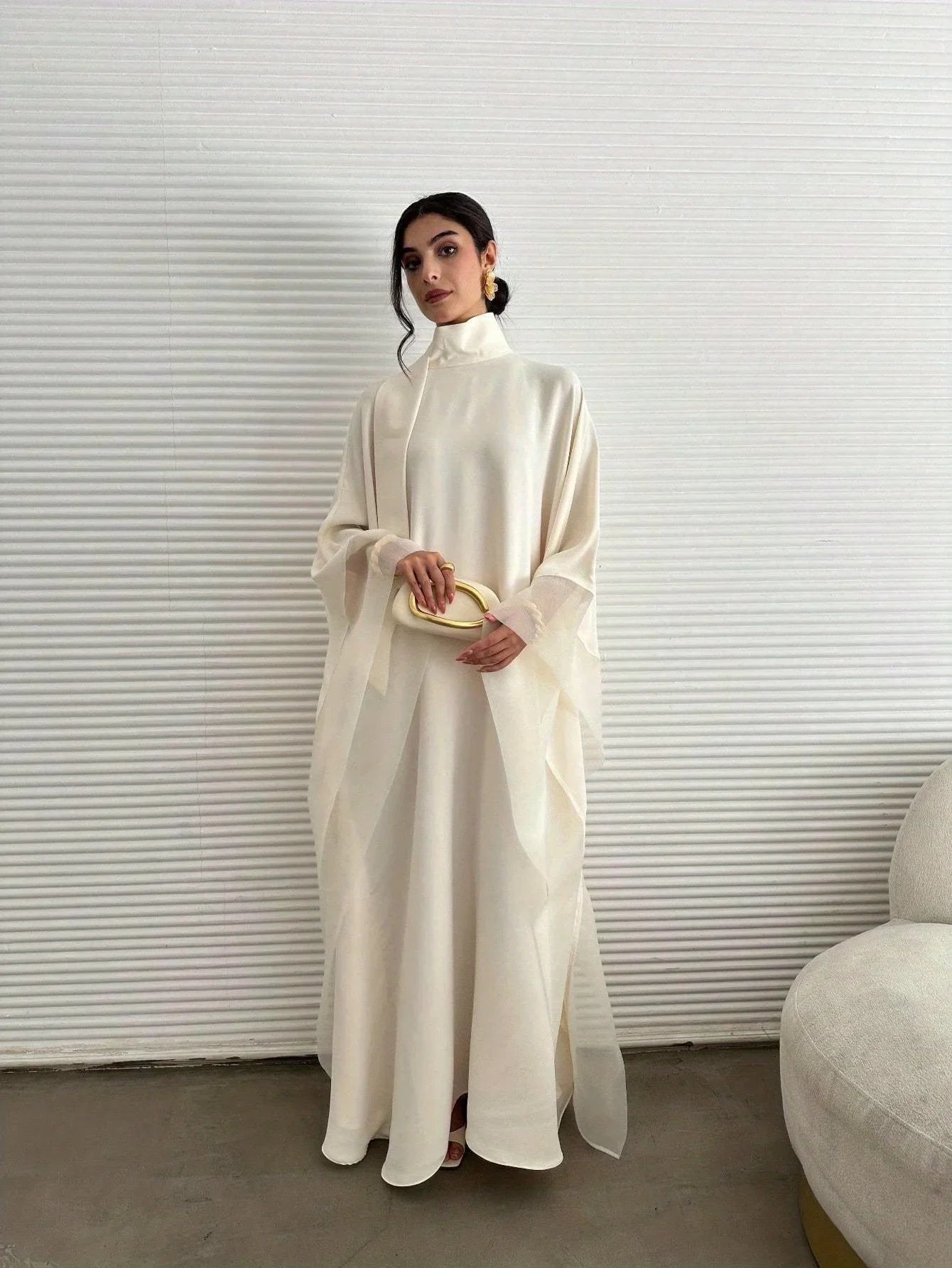 Abaya Élégante Style Dubaï – Robe Longue Chic & Fluide