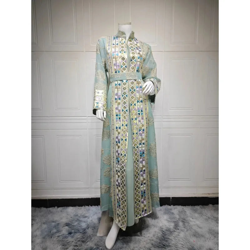 Abaya ensemble 2 pièces élégante