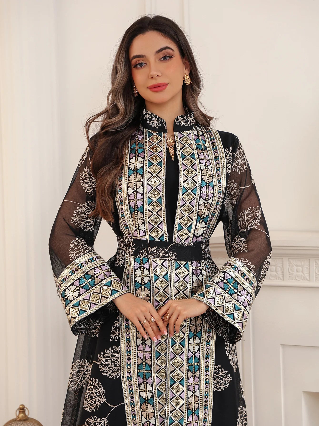 Abaya ensemble 2 pièces élégante