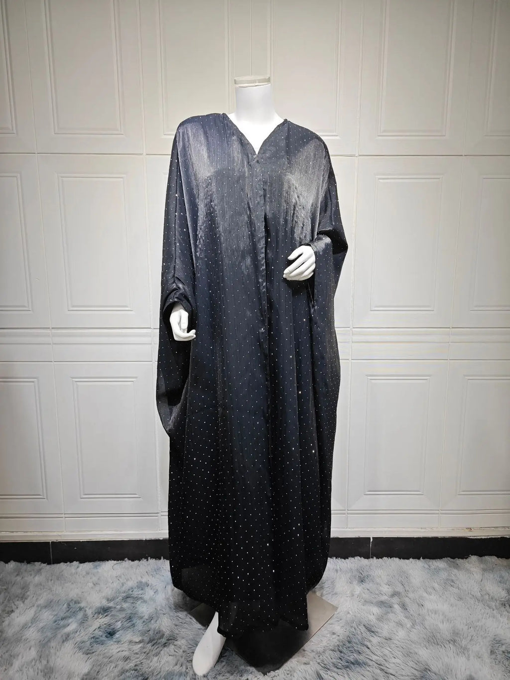 Abaya Ouverte sur le Devant Style Dubaï