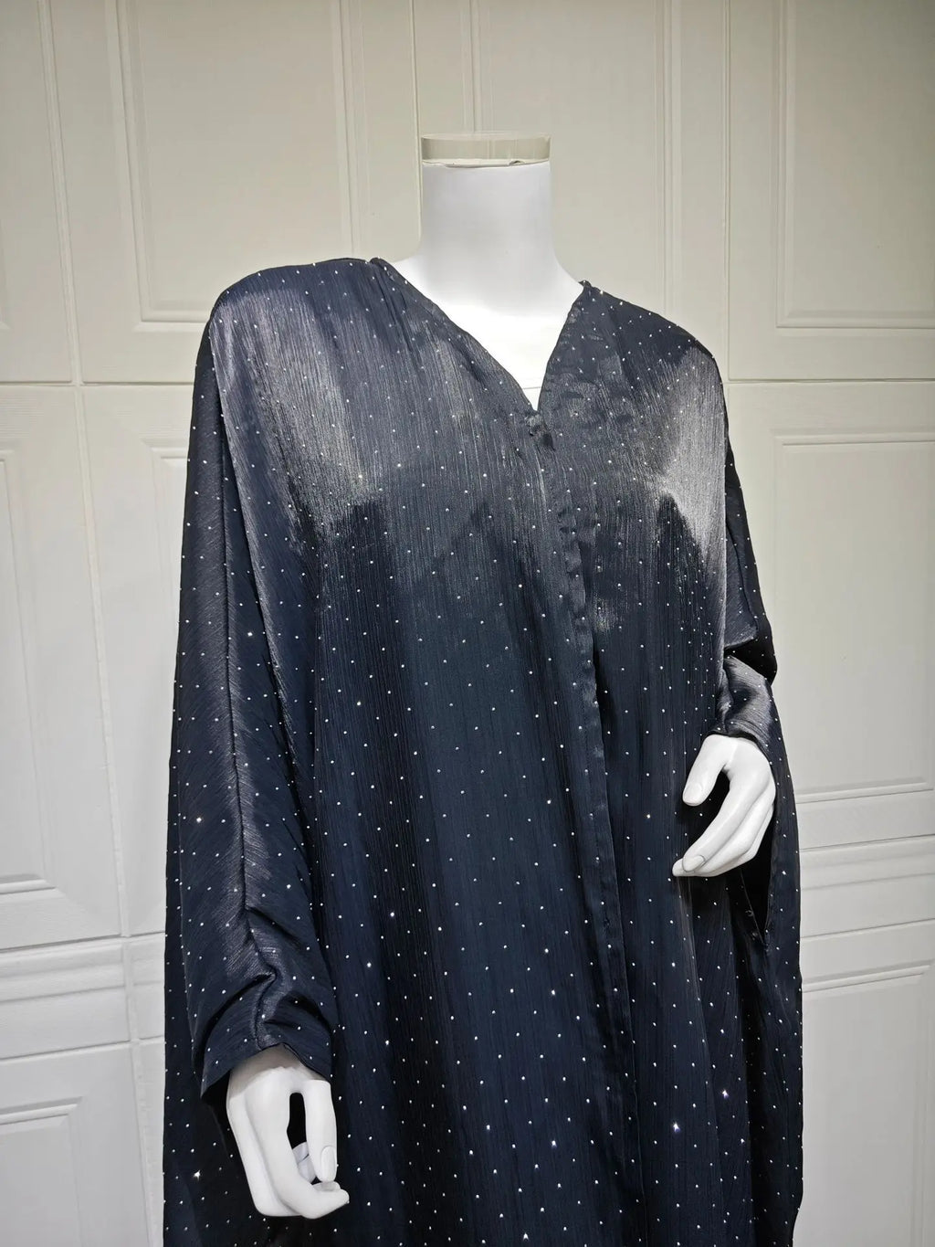 Abaya Ouverte sur le Devant Style Dubaï