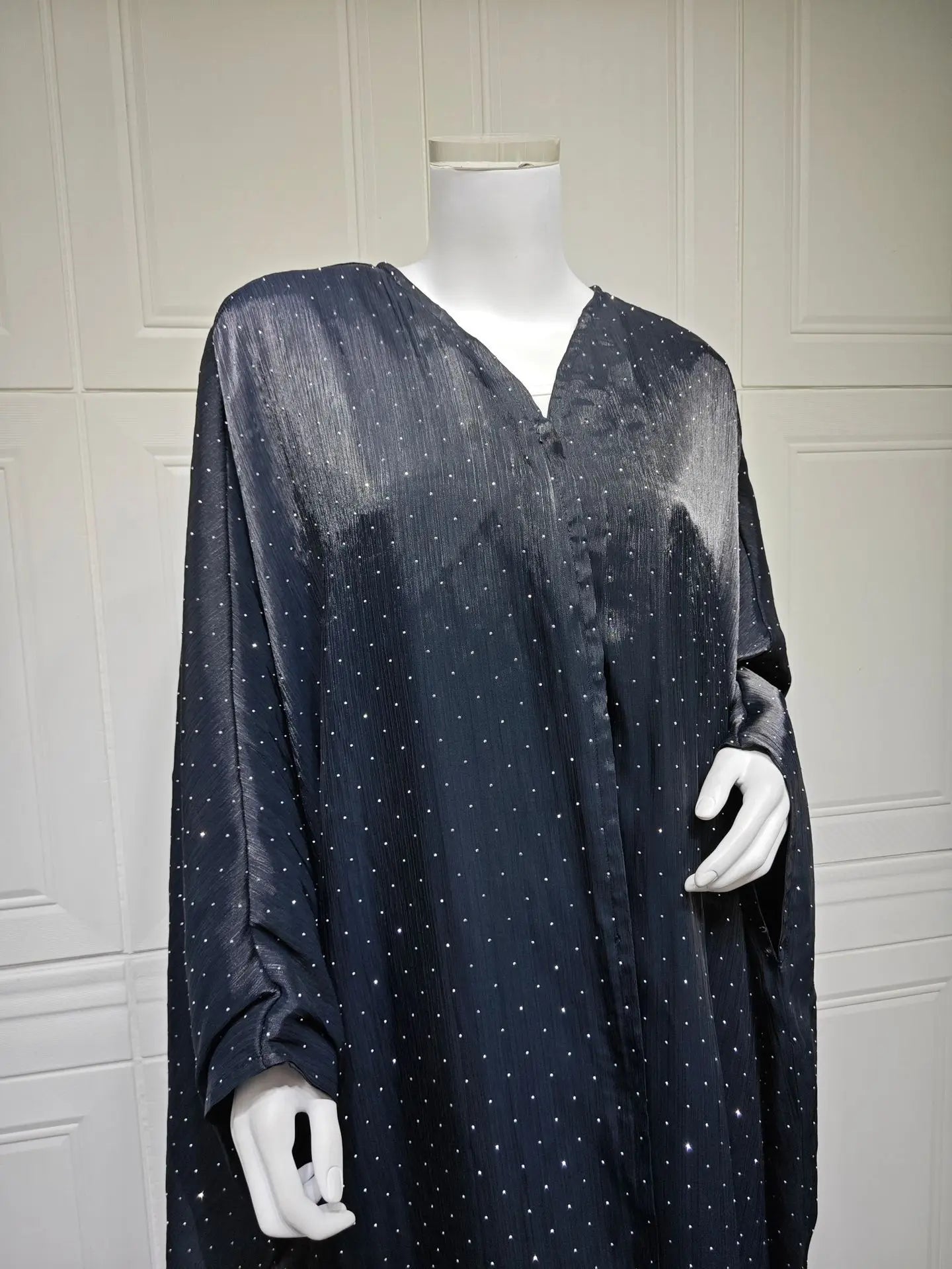 Abaya Ouverte sur le Devant Style Dubaï