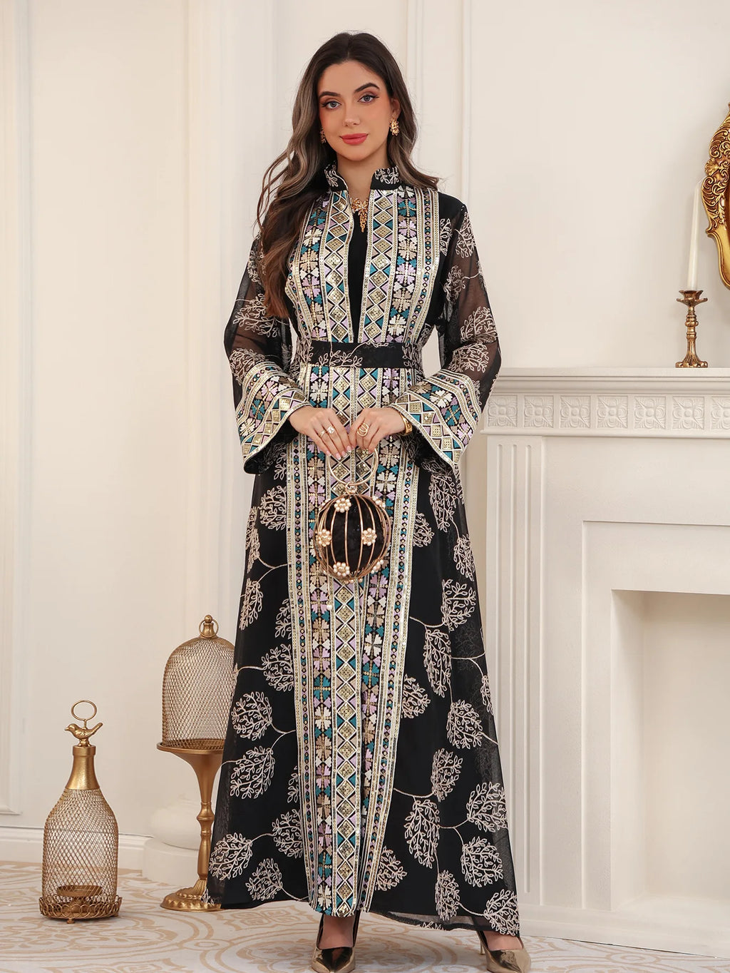 Abaya ensemble 2 pièces élégante