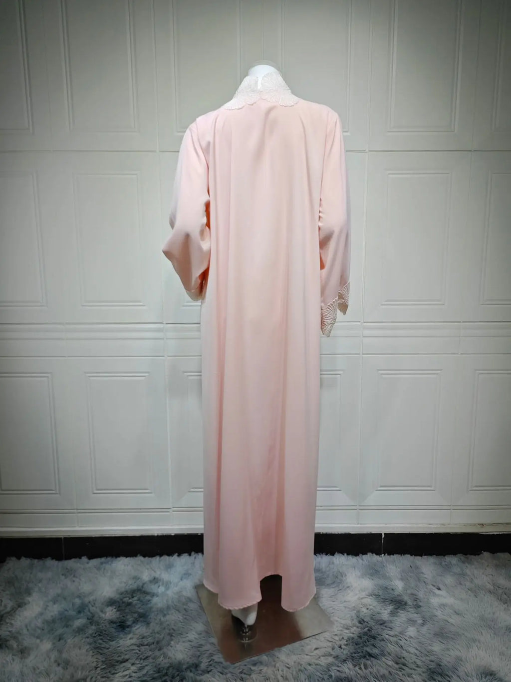 Abaya Élégante Florale Patchwork ✨