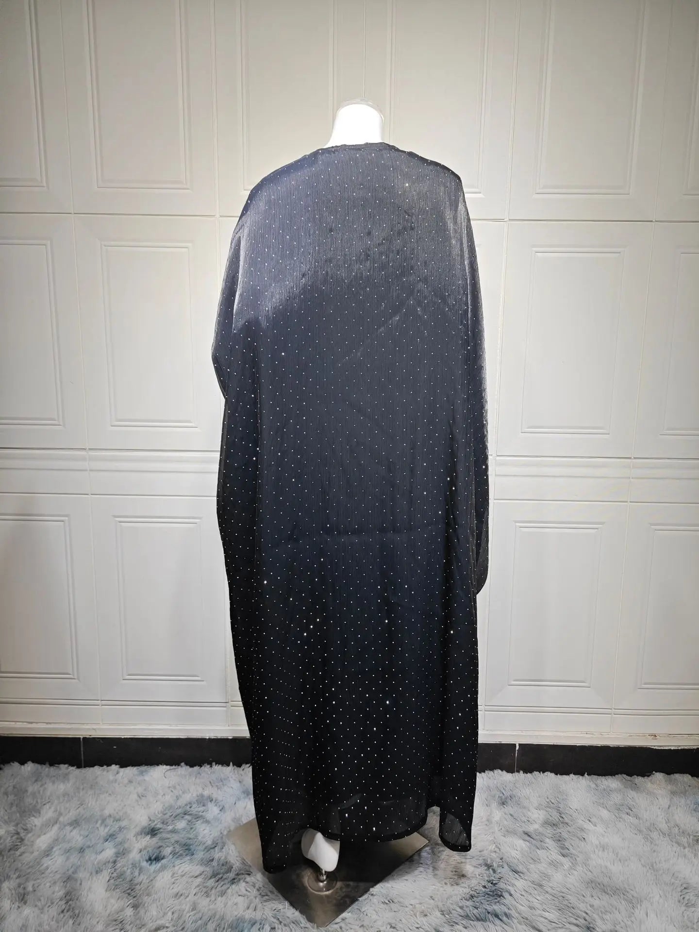 Abaya Ouverte sur le Devant Style Dubaï