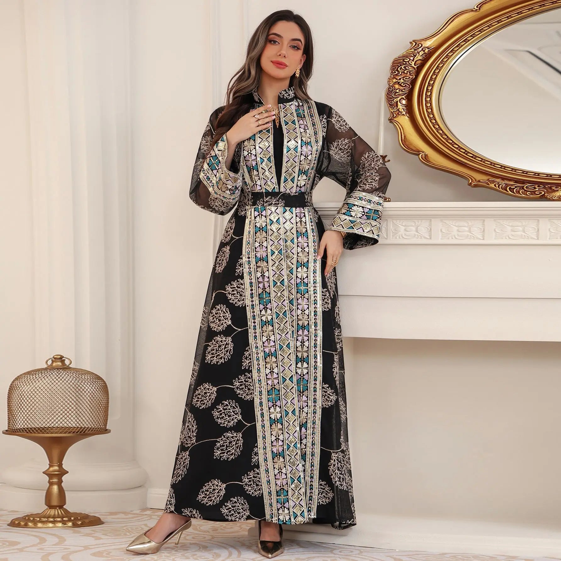 Abaya ensemble 2 pièces élégante