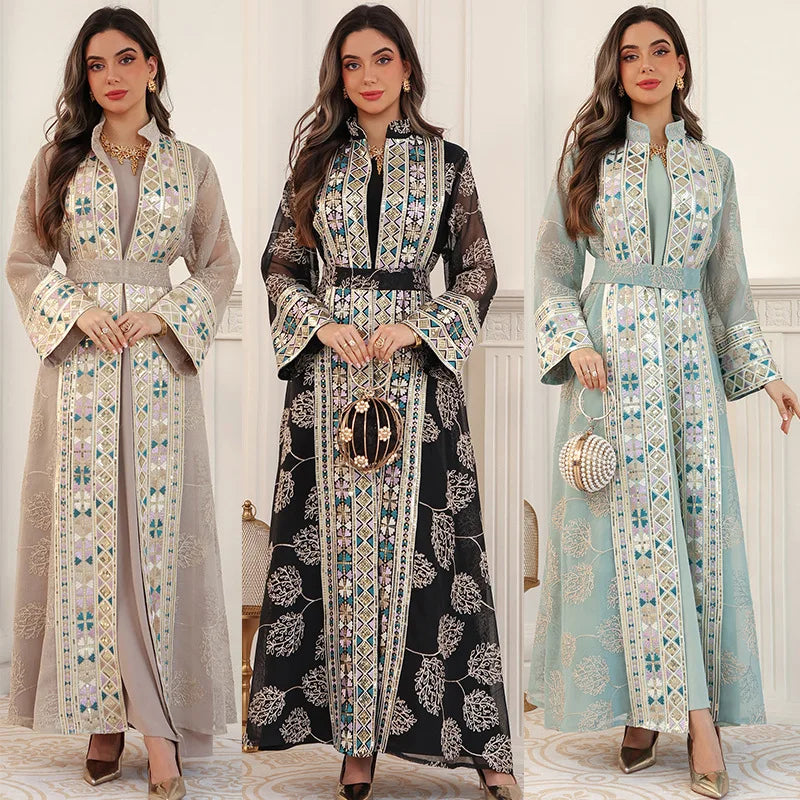 Abaya ensemble 2 pièces élégante