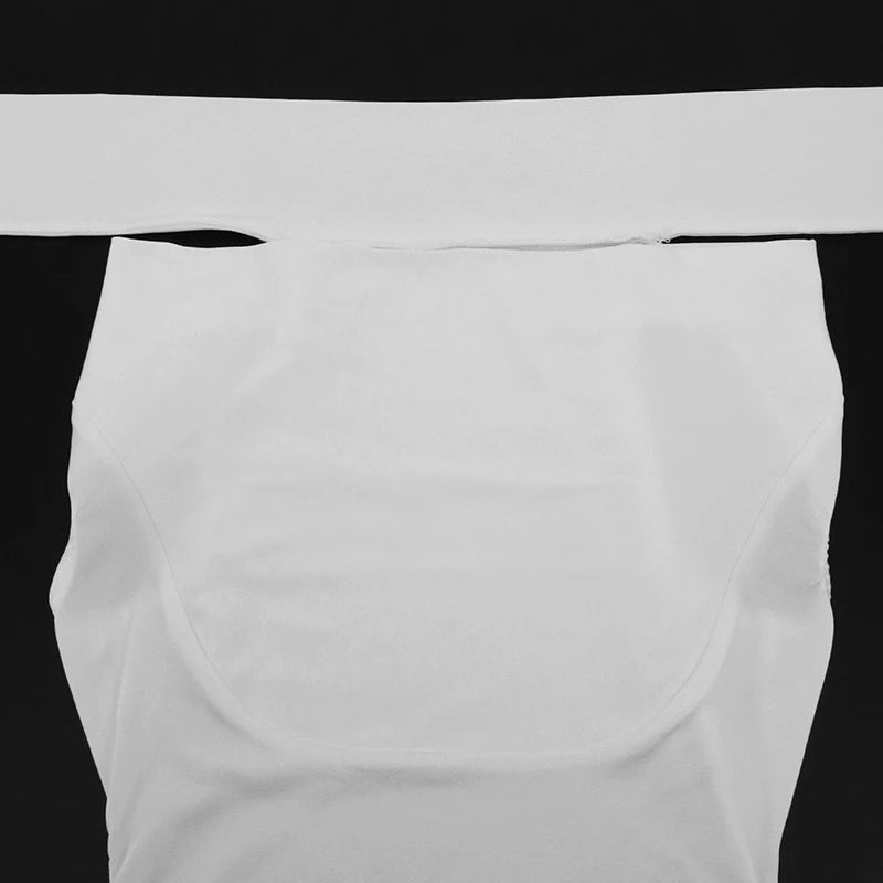 Haut bandage à col en V pour femme,