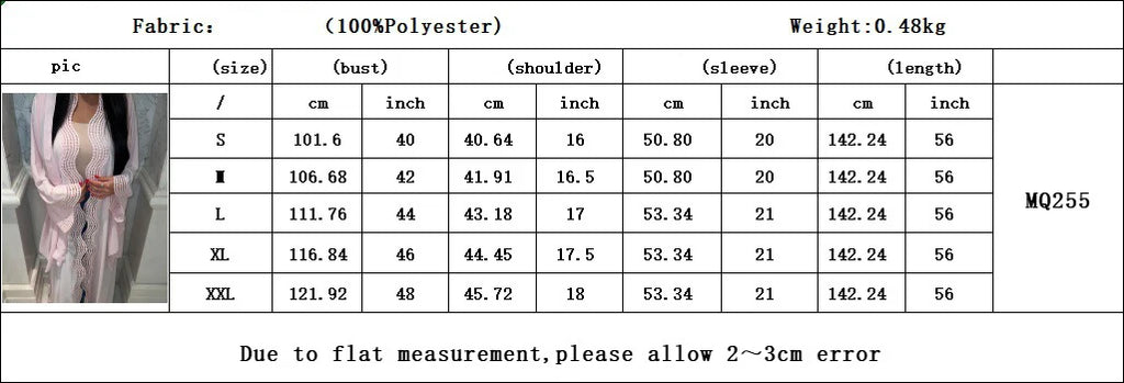 Abaya Longue Élégance Dubaï ✨