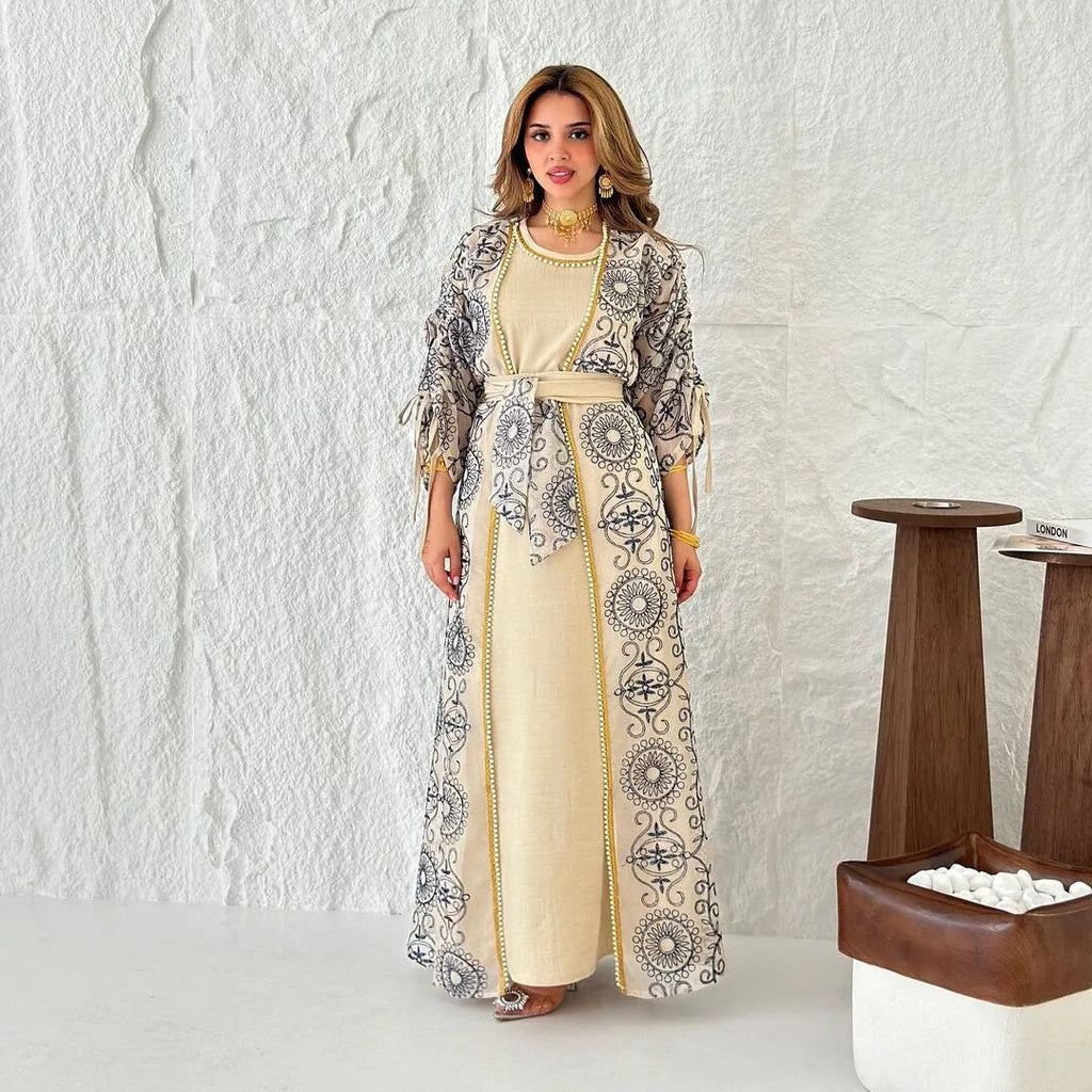 Kimono Abaya brodé