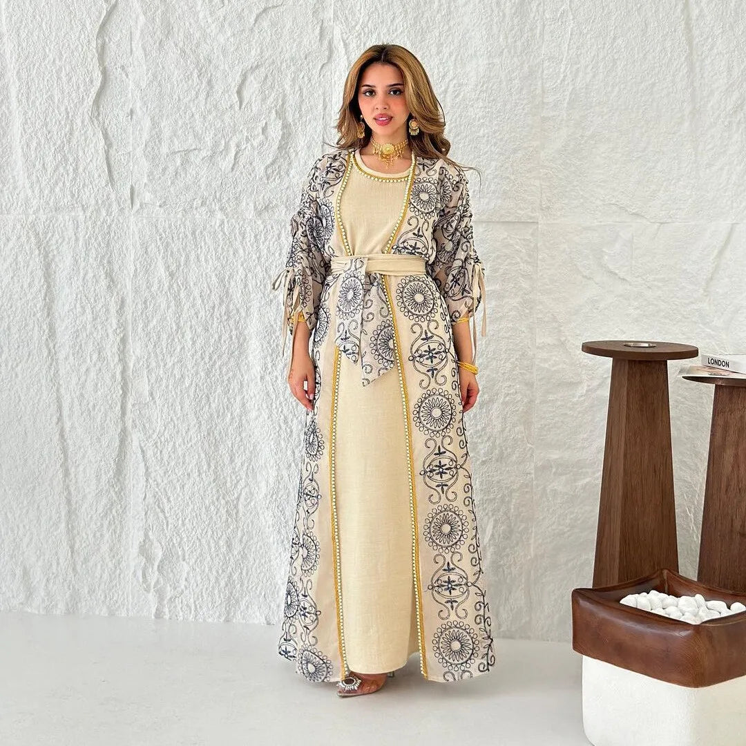Kimono Abaya brodé