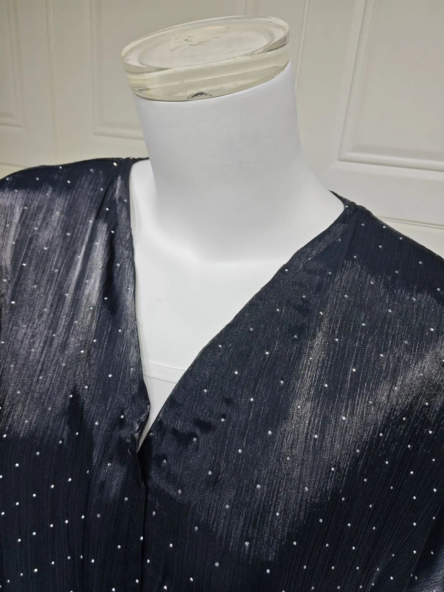 Abaya Ouverte sur le Devant Style Dubaï