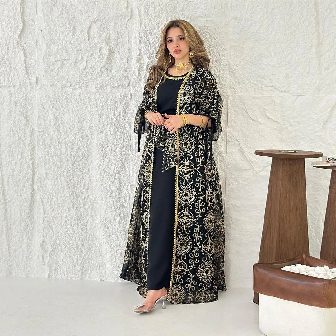 Kimono Abaya brodé