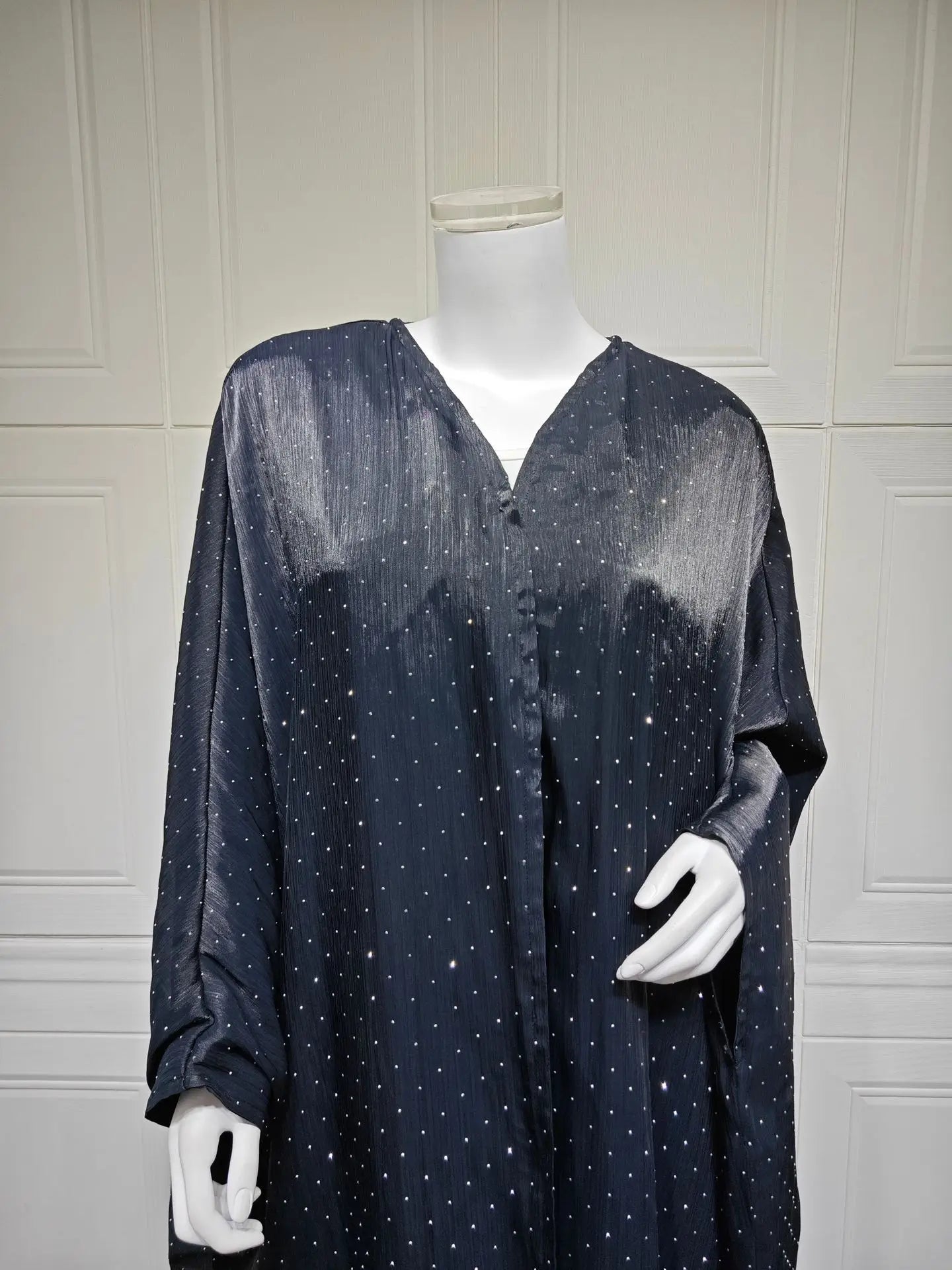 Abaya Ouverte sur le Devant Style Dubaï