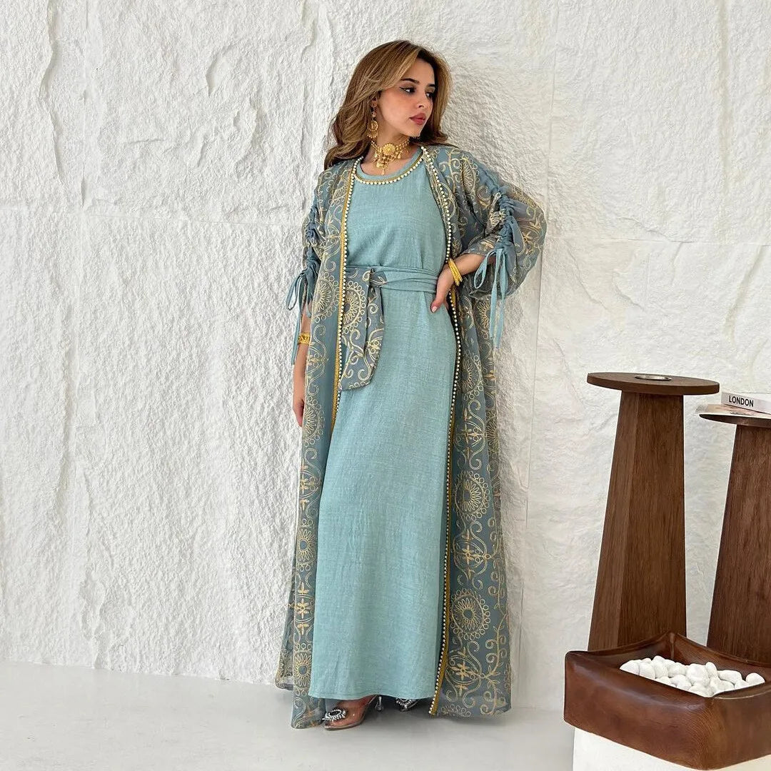 Kimono Abaya brodé