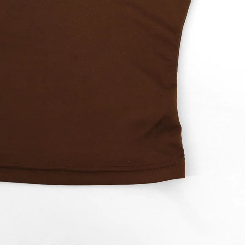 Haut bandage à col en V pour femme,
