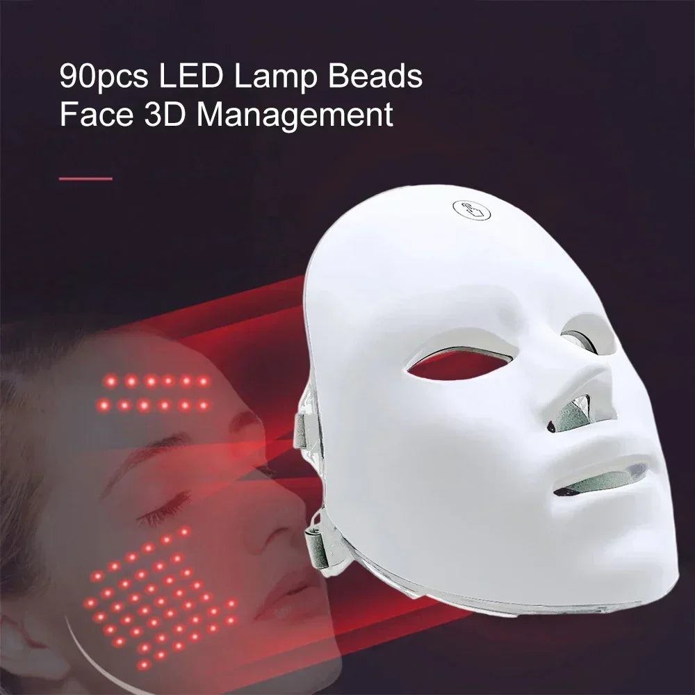 Masque LED Visage LAYAR – Thérapie Lumière Anti-Âge & Anti-Acné